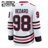Chicago Blackhawks Fanatics Premium Connor Bedard 2024-25 Auswärts Weiss Trikot - Kinder
